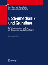Bodenmechanik und Grundbau - Hans-J&uuml;rgen Lang, Jachen Huder, Peter Amann, Alexander M. Puzrin
