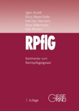 Rechtspflegergesetz (RPflG) - Egon Arnold, Klaus Meyer-Stolte, karl- otto Herrmann, Klaus Rellermeyer, Udo Hintzen
