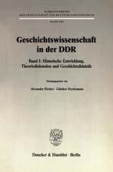 Geschichtswissenschaft in der DDR. - 