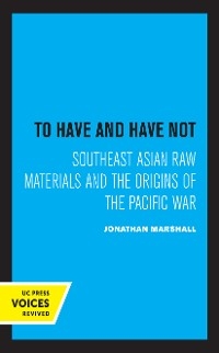 To Have and Have Not - Jonathan Marshall