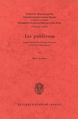 Ius publicum. - Klaus Neumaier