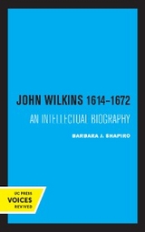 John Wilkins 1614-1672 -  Barbara J. Shapiro