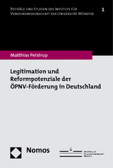 Legitimation und Reformpotenziale der &Ouml;PNV-F&ouml;rderung in Deutschland - Matthias Peistrup