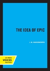 Idea of Epic -  J. B. Hainsworth