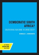 Democratic South Africa? -  Donald L. Horowitz