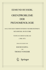 Grenzprobleme der Ph&auml;nomenologie -  Edmund Husserl
