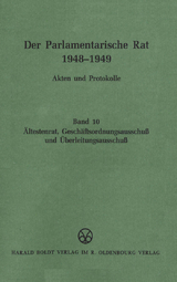 &Auml;ltestenrat, Gesch&auml;ftsordnungsausschu&szlig; und &Uuml;berleitungsausschu&szlig; - 