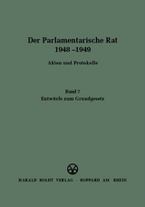 Entw&uuml;rfe zum Grundgesetz - 