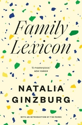 Family Lexicon -  Natalia Ginzburg