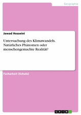 Untersuchung des Klimawandels. Nat&uuml;rliches Ph&auml;nomen oder menschengemachte Realit&auml;t? - Jawad Hosseini