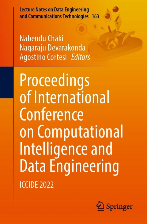 Proceedings of International Conference on Computational Intelligence and Data Engineering - 