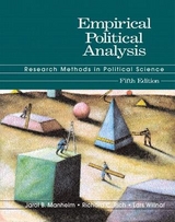 Empirical Political Analysis - Manheim, Jarol B.; Rich, Richard C.; Willnat, Lars