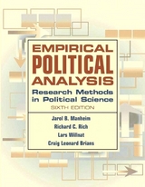 Empirical Political Analysis - Manheim, Jarol B.; Rich, Richard C.; Willnat, Lars; Brians, Craig Leonard