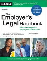 Employer's Legal Handbook, The - Fred S. Steingold, Aaron Hotfelder