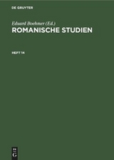 Romanische Studien. Heft 14 - 