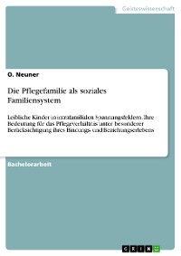 Die Pflegefamilie als soziales Familiensystem