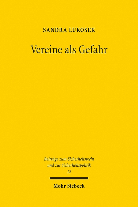 Vereine als Gefahr -  Sandra Lukosek