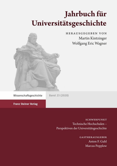 Jahrbuch f&uuml;r Universit&auml;tsgeschichte 23 (2020) - 