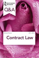 Q&A Contract Law 2011-2012 - Stone, Richard
