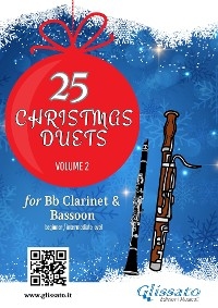 25 Christmas Duets book for Bb Clarinet and Bassoon - Volume 2