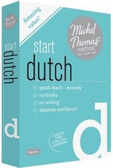Start Dutch (Learn Dutch with the Michel Thomas Method) - Jong, Cobie Adkins-De; Geyte, Els Van; Thomas, Michel