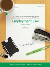 Employment Law Concentrate - Lewis, David; Sargeant, Malcolm