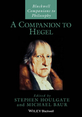 A Companion to Hegel - 