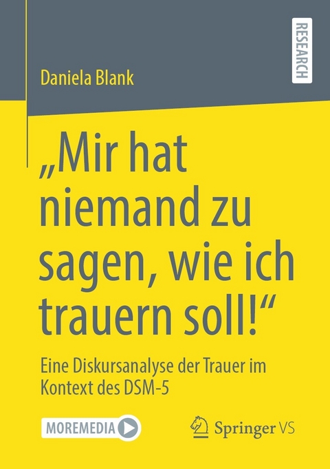 &ldquo;Mir hat niemand zu sagen, wie ich trauern soll!&rdquo; - Daniela Blank