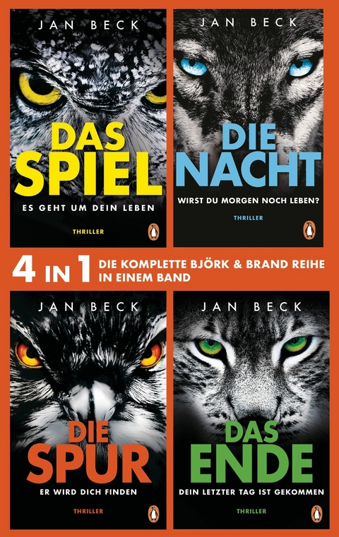 Die Bj&ouml;rk und Brand Reihe Band 1-4: Das Spiel, Die Nacht, Die Spur, Das Ende (4in1-Bundle) - Jan Beck