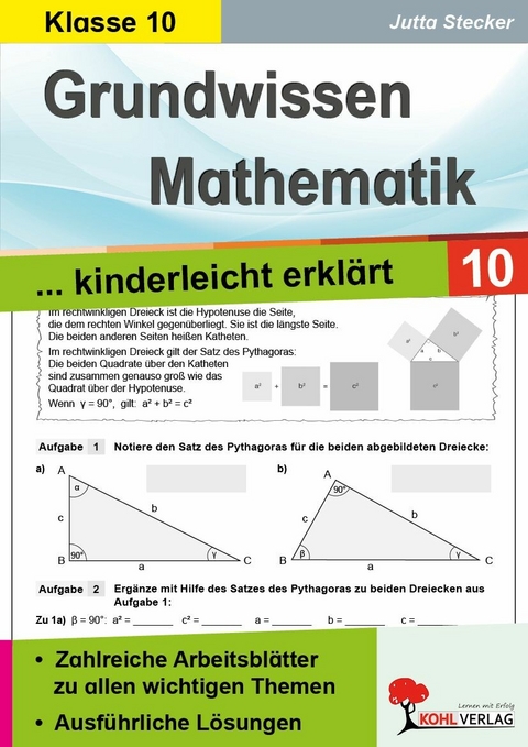 Grundwissen Mathematik / Klasse 10 -  Jutta Stecker
