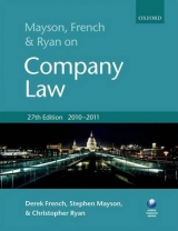 Mayson, French and Ryan on Company Law - French, Derek; Mayson, Stephen; Ryan, Christopher L.