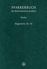 Pfarrerbuch der Kirchenprovinz Sachsen - 