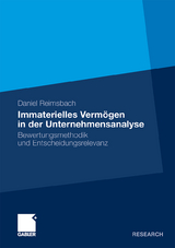 Immaterielles Verm&ouml;gen in der Unternehmensanalyse - Daniel Reimsbach