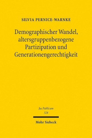 Demographischer Wandel, altersgruppenbezogene Partizipation und Generationengerechtigkeit