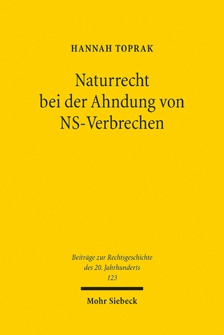 Naturrecht bei der Ahndung von NS-Verbrechen