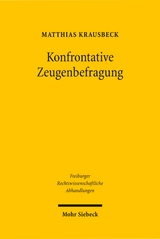 Konfrontative Zeugenbefragung - Matthias Krausbeck