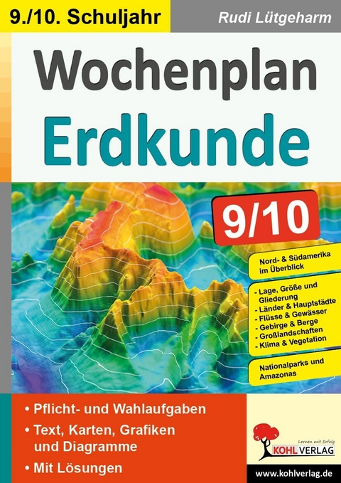 Wochenplan Erdkunde / Klasse 9-10 -  Rudi L&uuml;tgeharm