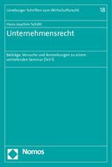 Unternehmensrecht - Hans-Joachim Sch&ouml;tt