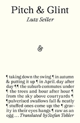 Pitch & Glint -  Lutz Seiler