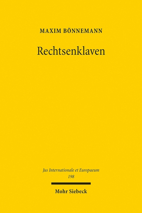 Rechtsenklaven -  Maxim B&ouml;nnemann