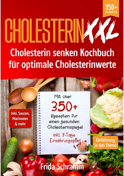 Cholesterin XXL - Cholesterin senken Kochbuch f&uuml;r optimale Cholesterinwerte -  Frida Schramm