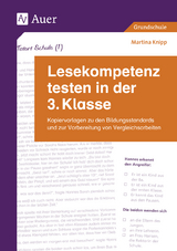 Lesekompetenz testen in der 3. Klasse - Martina Knipp