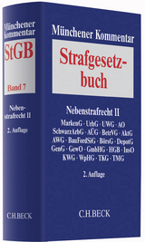 M&uuml;nchener Kommentar zum Strafgesetzbuch Bd. 7: Nebenstrafrecht II - 