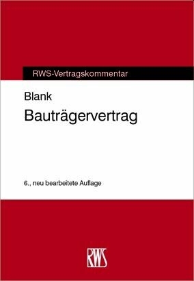 Bautr&auml;gervertrag -  Manfred Blank