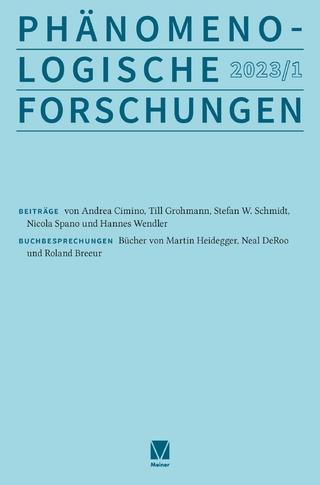 Phänomenologische Forschungen 2023-1