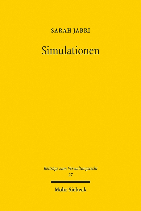 Simulationen -  Sarah Jabri