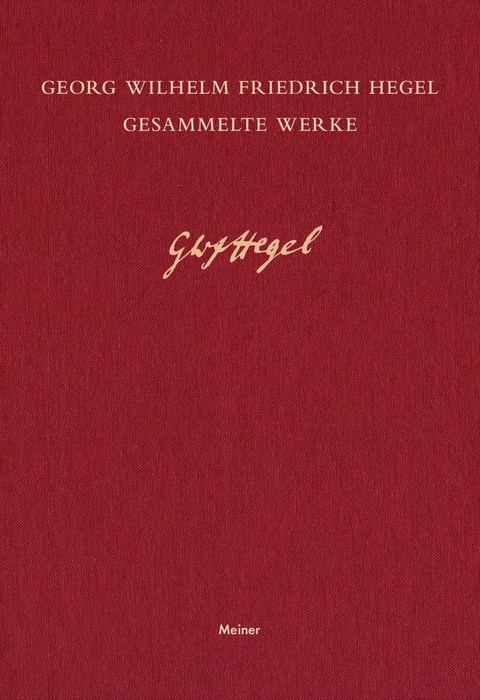 Jenaer Systementwürfe I -  Georg Wilhelm Friedrich Hegel