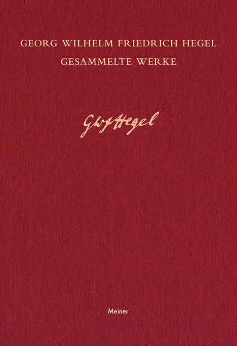 Vorlesungsmanuskripte II (1816-1831) -  Georg Wilhelm Friedrich Hegel