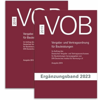 Paket VOB Gesamtausgabe 2019 + VOB Erg&auml;nzungsband 2023