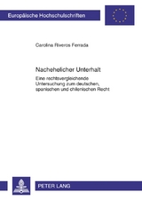 Nachehelicher Unterhalt - Carolina Riveros Ferrada